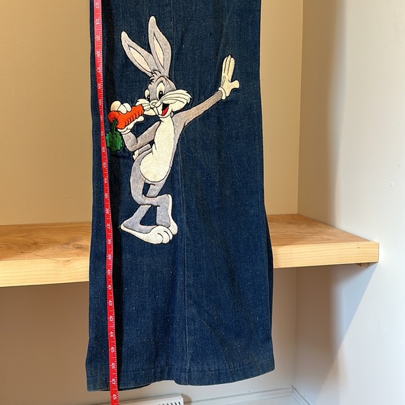 1970’s Vintage ANTONIO GUISEPPE embroidered Bugs Bunny denim jeans. - Picture 9 of 11